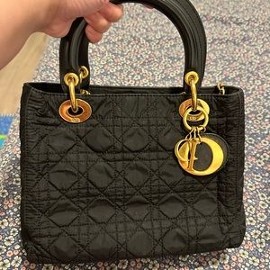 Lady dior nylon bag